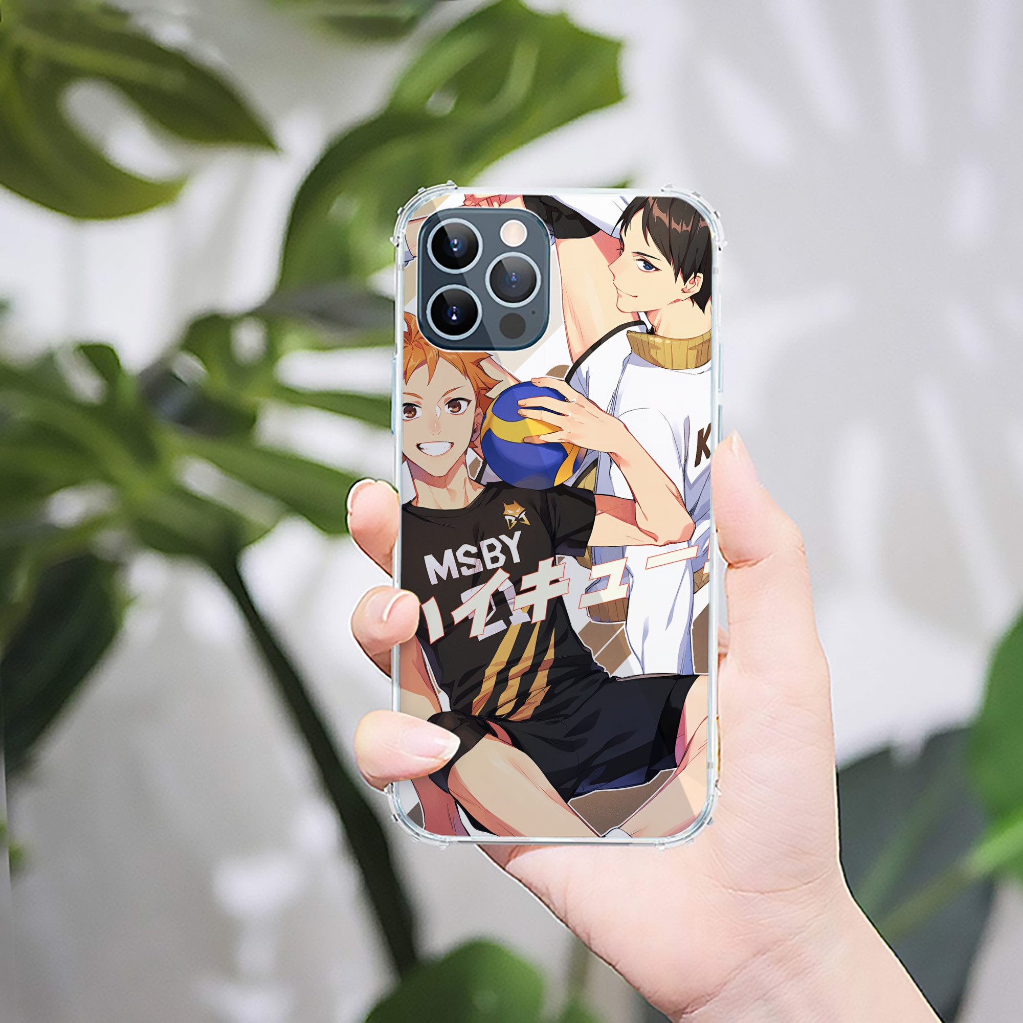 （画像用） ハイキュー!! Haikyu!! 【iPhone 12シリーズ対応】透明スマホケース（クリアソフトケース）
